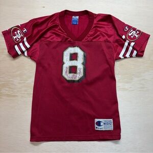VTG. USA Made Champion 49ers Jersey Steve Young 8 San Francisco Youth M(10-12)